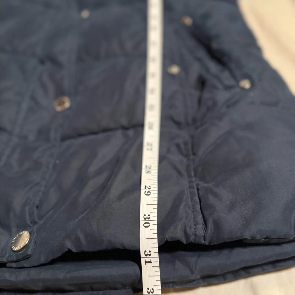 Nautica Dark Blue Puffer Jacket with Faux Fur Hood - Picture 5 of 9